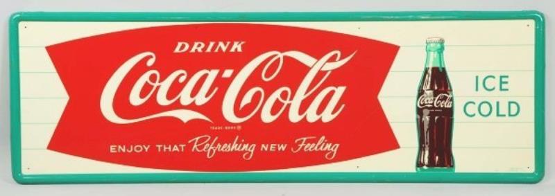 1960s Coca-Cola Tin Sign.