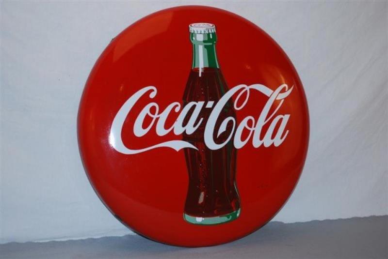 Coca-Cola with bottle graphics (red background) SS