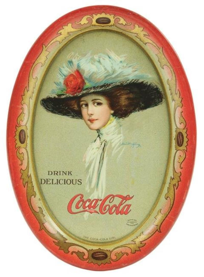 1910 Coca-Cola Change Tray.