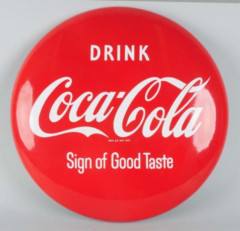 1950s Porcelain Coca-Cola Button.