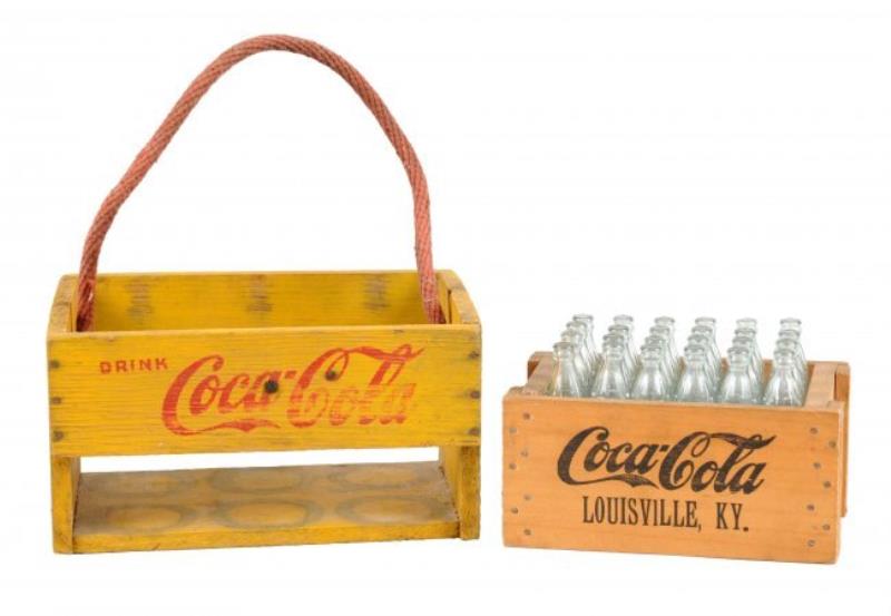 Wooden Coca-Cola Carriers.