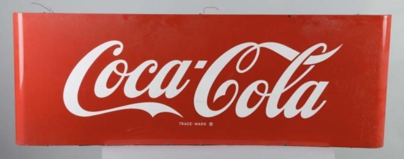 Coca Cola Porcelain Sleigh Sign