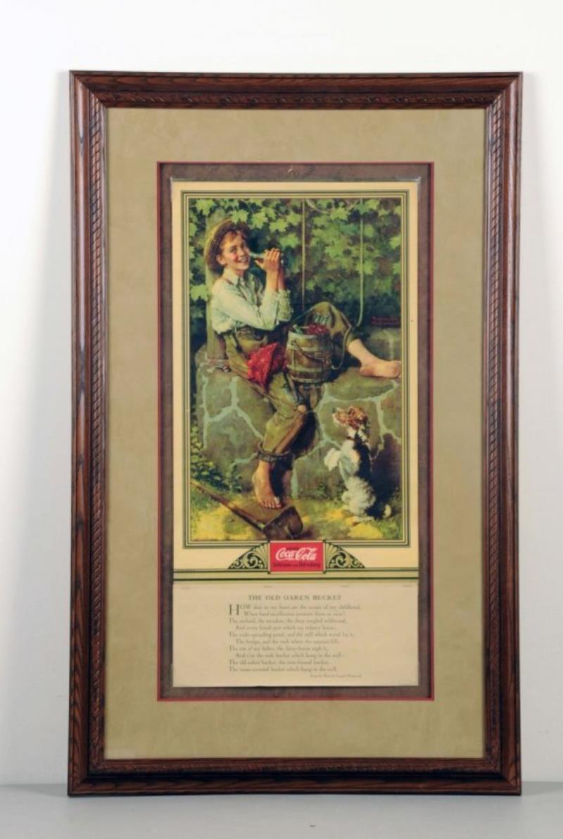 1932 Coca-Cola Framed Calendar.