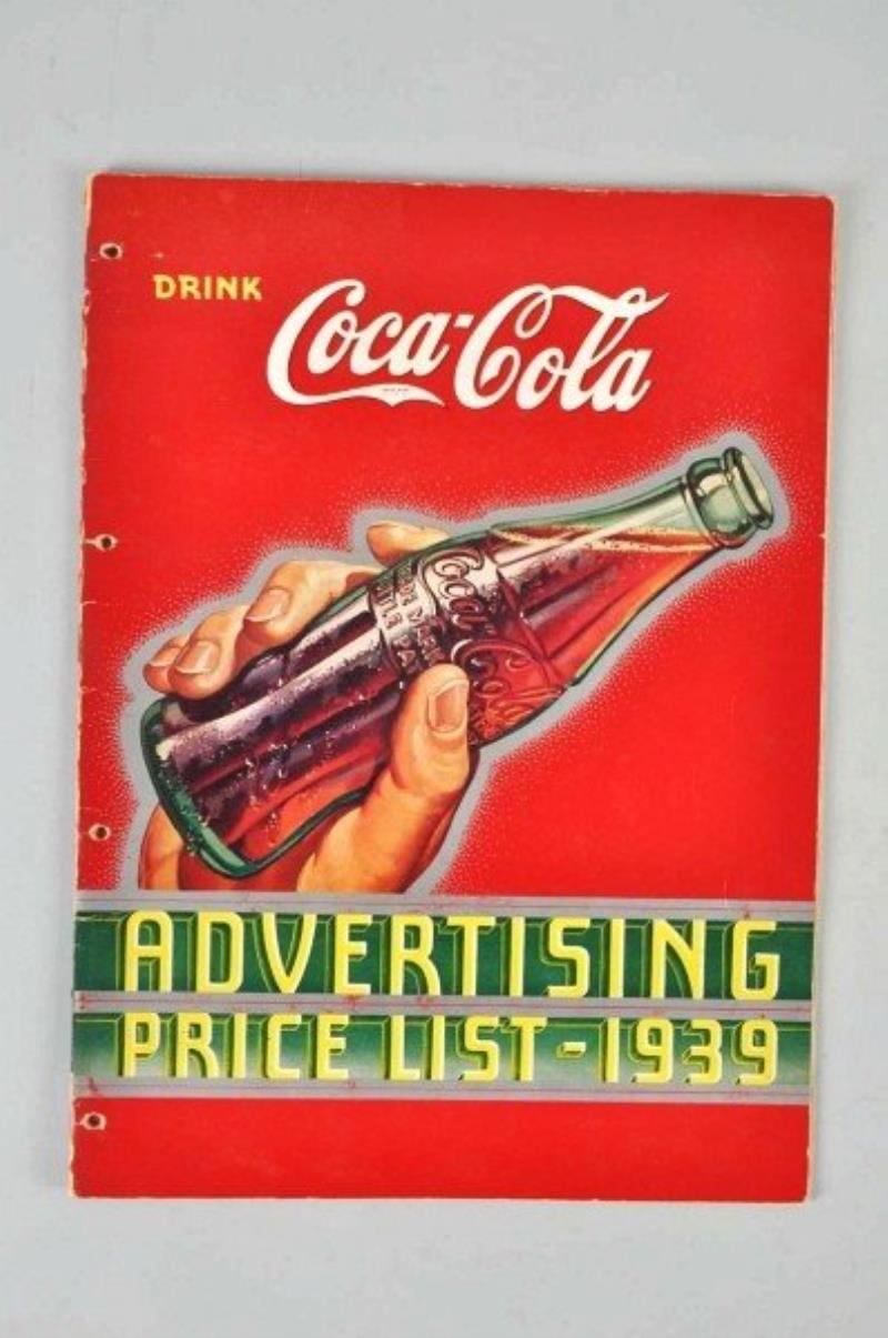 Coca-Cola Advertising Price List Book.