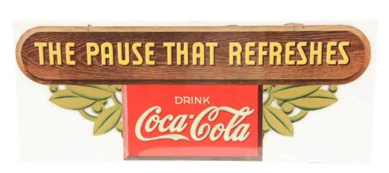 1937 Coca-Cola Cut-Out Sign