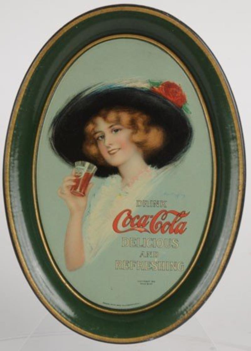 1903 COCA-COLA OVAL BOTTLE SIGN Value & Price Guide