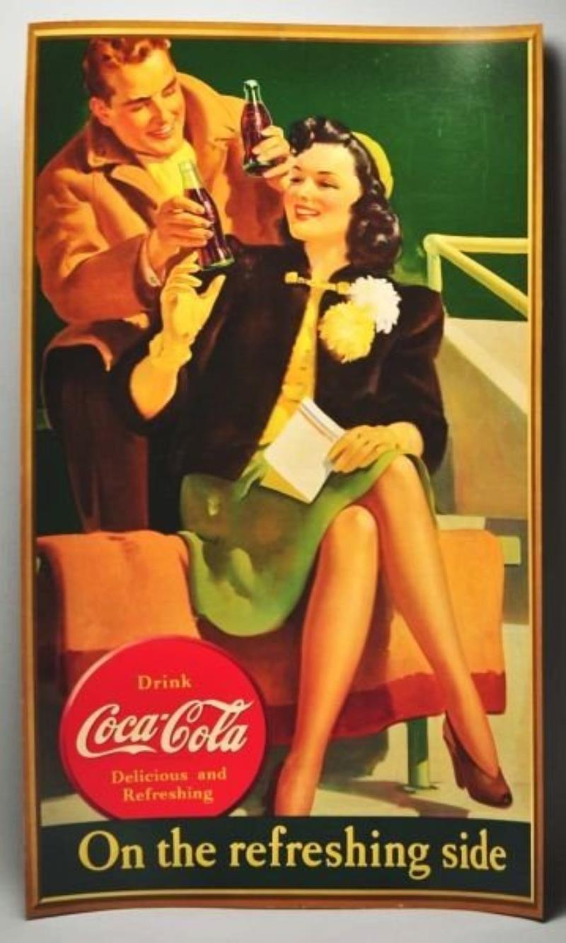 Vertical Cardboard Coca-Cola Poster Value & Price Guide