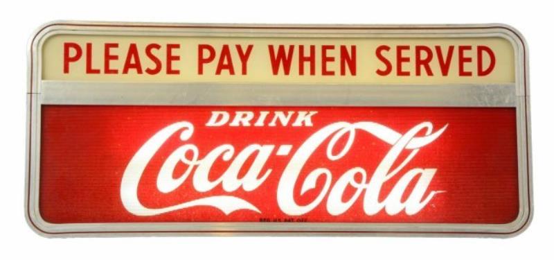 Coca-Cola Light Up Counter Display.
