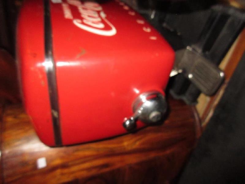 Vintage Coca Cola ' Ice Cold ' drinks dispenser with