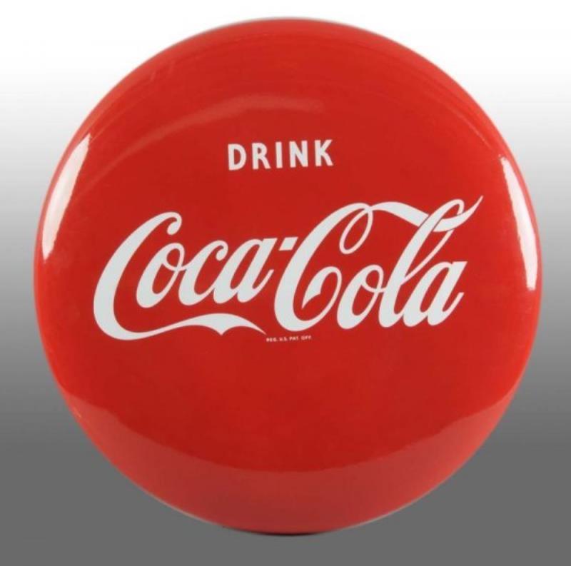 Porcelain Coca-Cola Button.