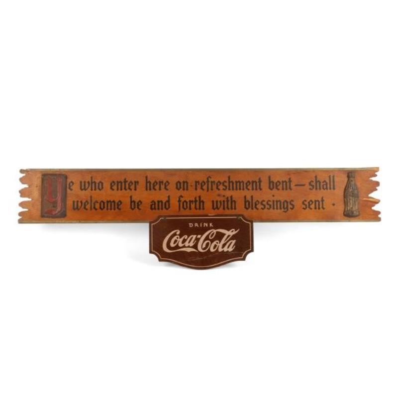 Kay Displays Coca-Cola Sign