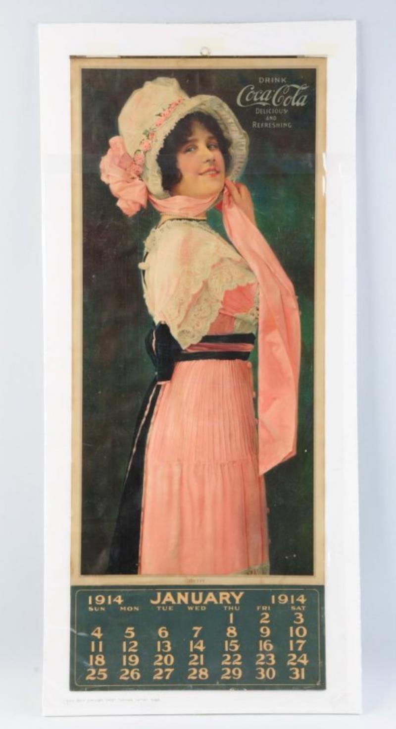 1914 Coca Cola Advertising Calendar