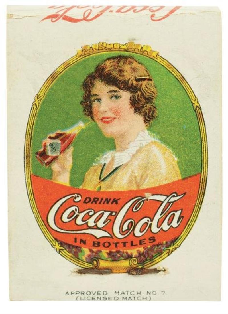 Circa 1913 Coca-Cola Matchbook.
