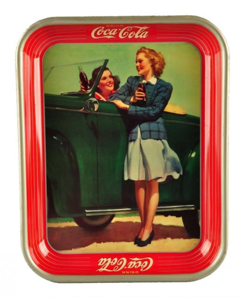 1942 Coca - Cola Serving Tray