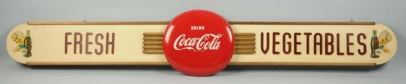 1950s Coca-Cola Button on Wings Display.