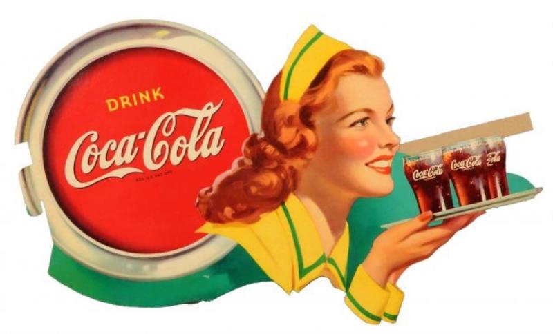 Elements for 1946 Coca-Cola Waitress Festoon