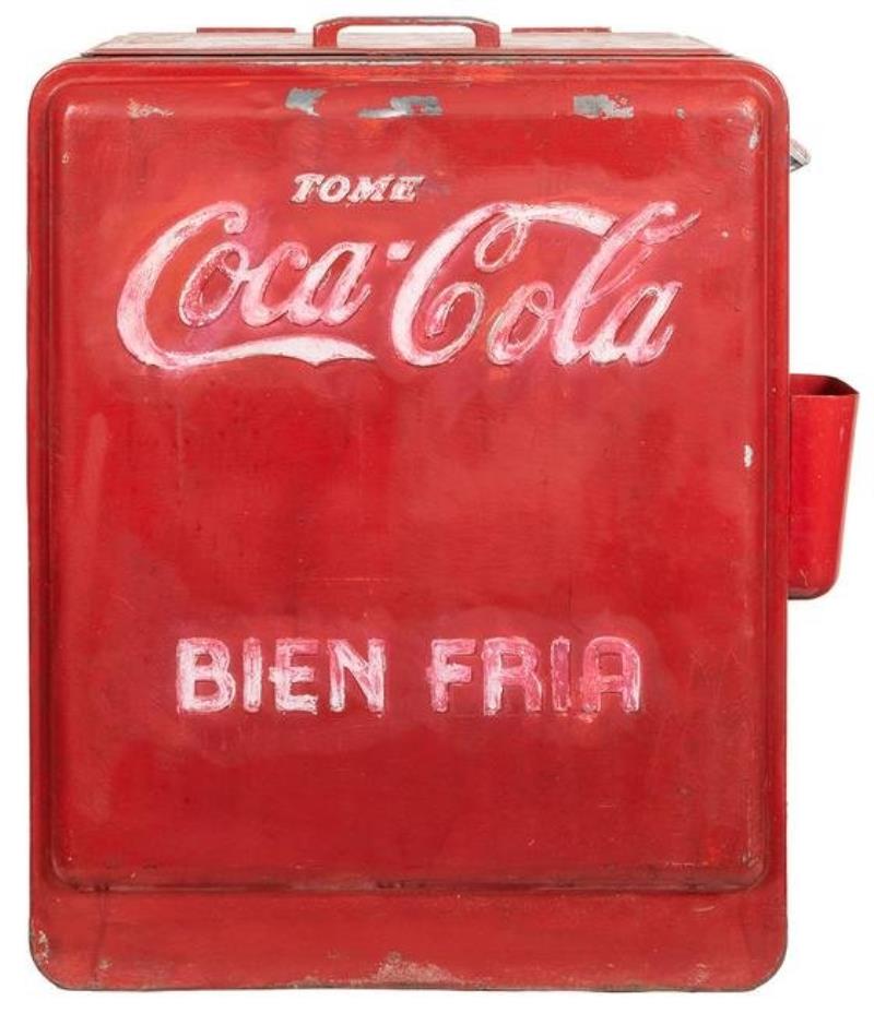 Mexican Coca-Cola Westinghouse Junior Ice Cooler. Circa