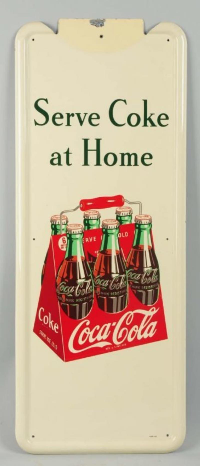 1960s Coca-Cola Tin Sign.
