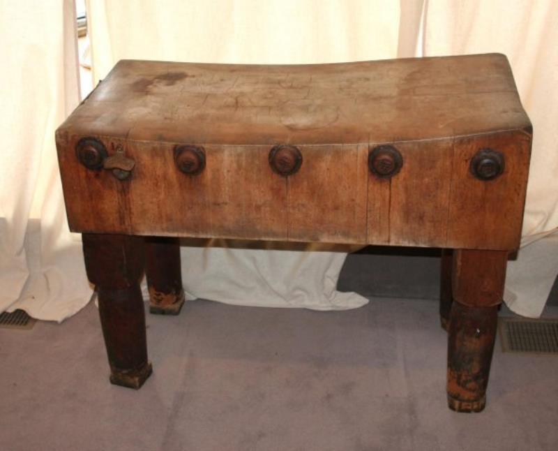 Medina County Ohio Butcher Block Table