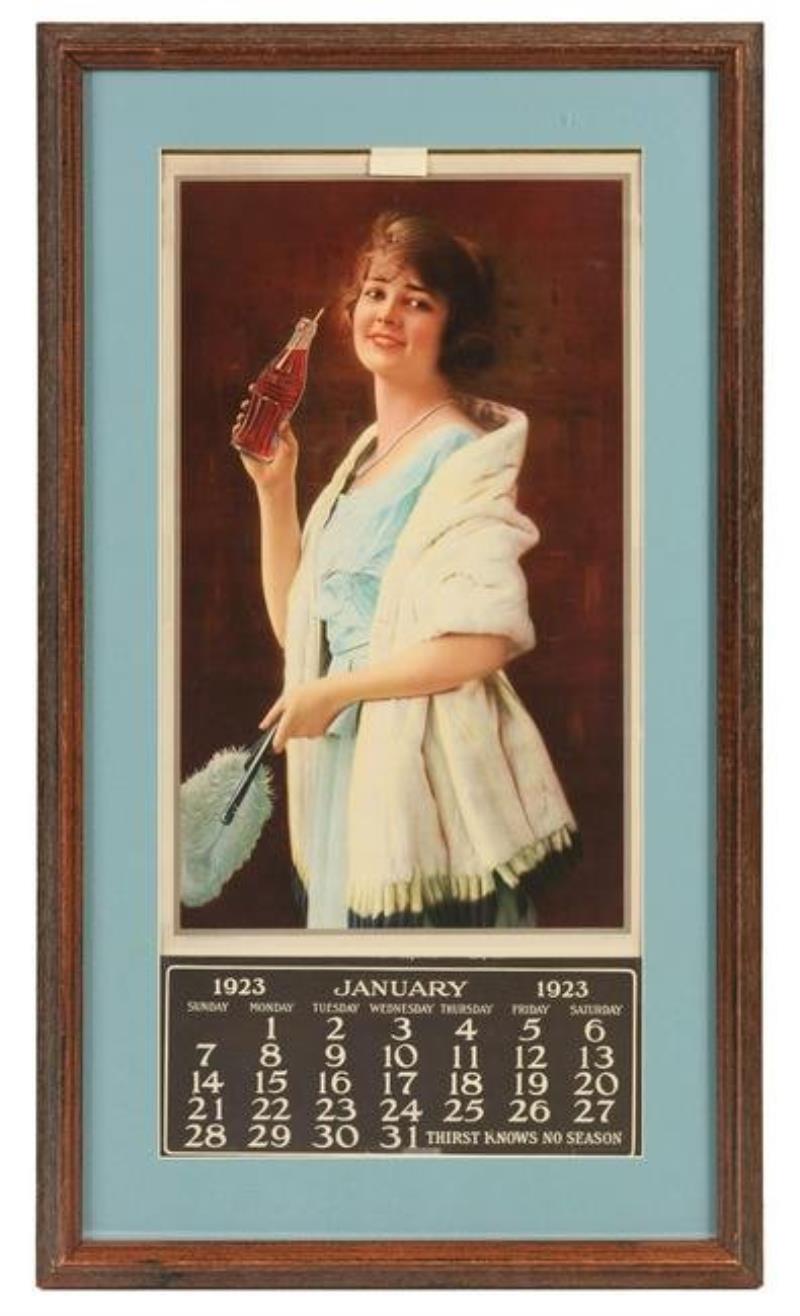 1923 Coca-Cola Calendar.