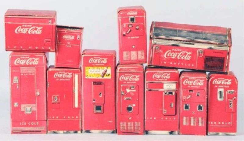 Cardboard Coca-Cola Vending Machines