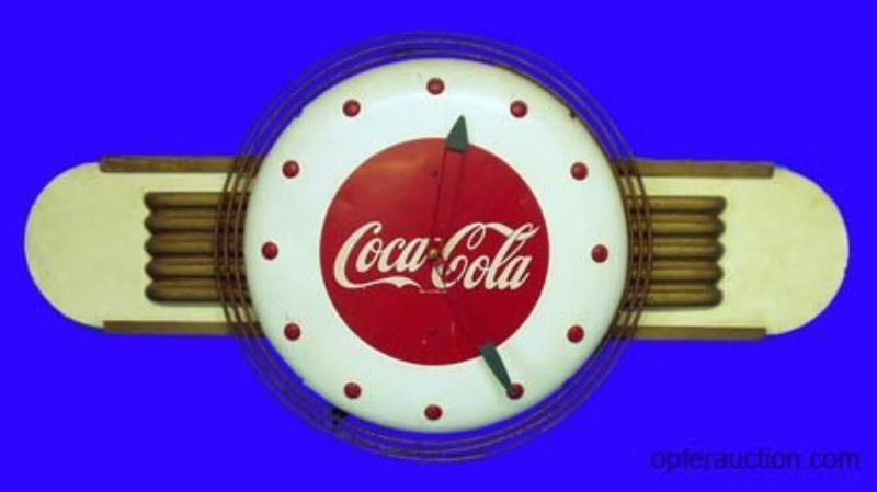 COCA-COLA WALL CLOCK - 1948