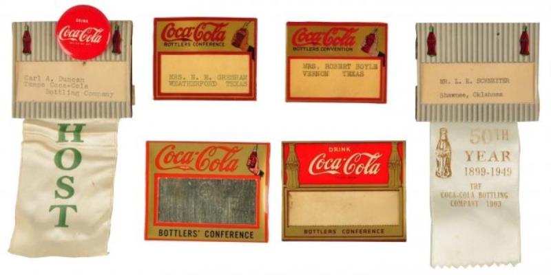 Coca - Cola Convention Badges