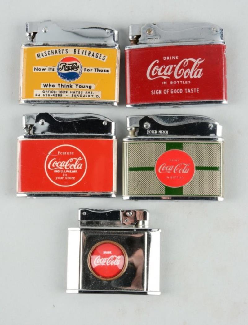 Coca-Cola & Pepsi Cola Lighters