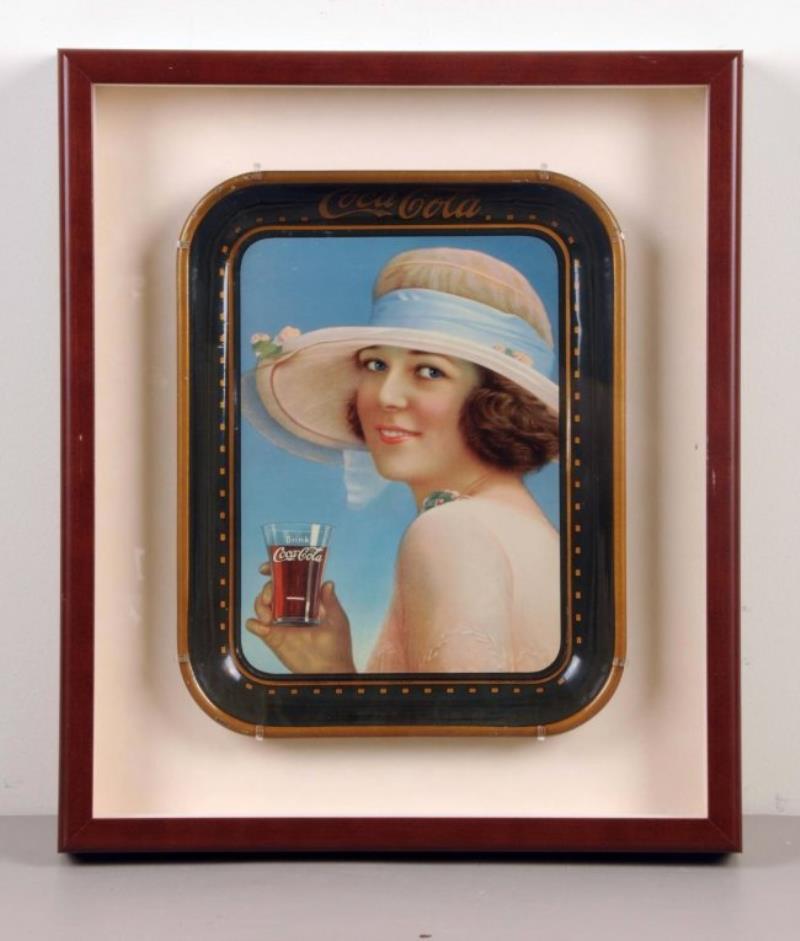 1922 Coca - Cola Tin Serving Tray.