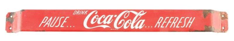 Drink Coca Cola Porcelain Door Push.
