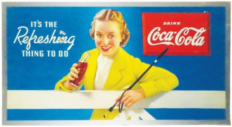 Coca Cola Cardboard Poster