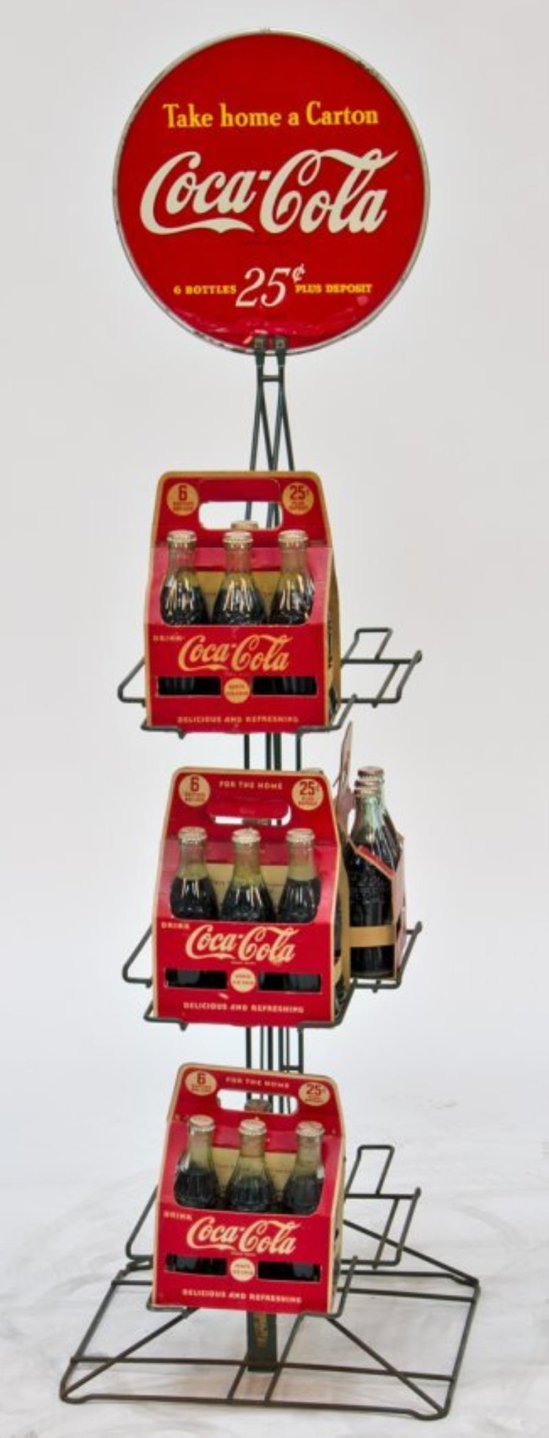 Coca Cola Floor Stand Display Advertisement Value & Price Guide