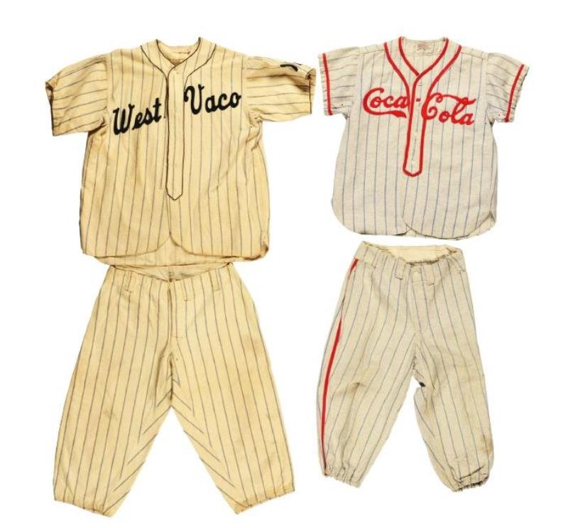 1940's Coca-Cola Baseball Outfits.
