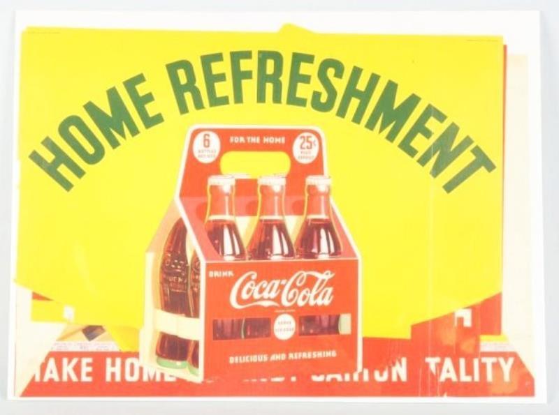 1941 Coca-Cola Grocery Store Complete Banner Set.