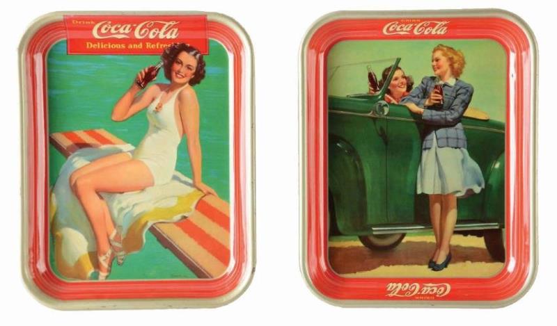 Coca-Cola 1939 & 1942 Trays
