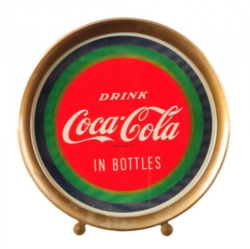 1950's Coca - Cola Lighted Illusion Sign