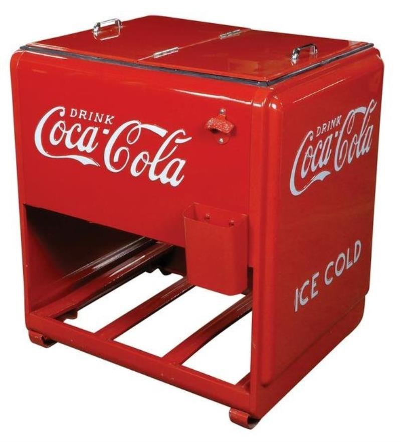 Coca-Cola Westinghouse Standard cooler w/embossed
