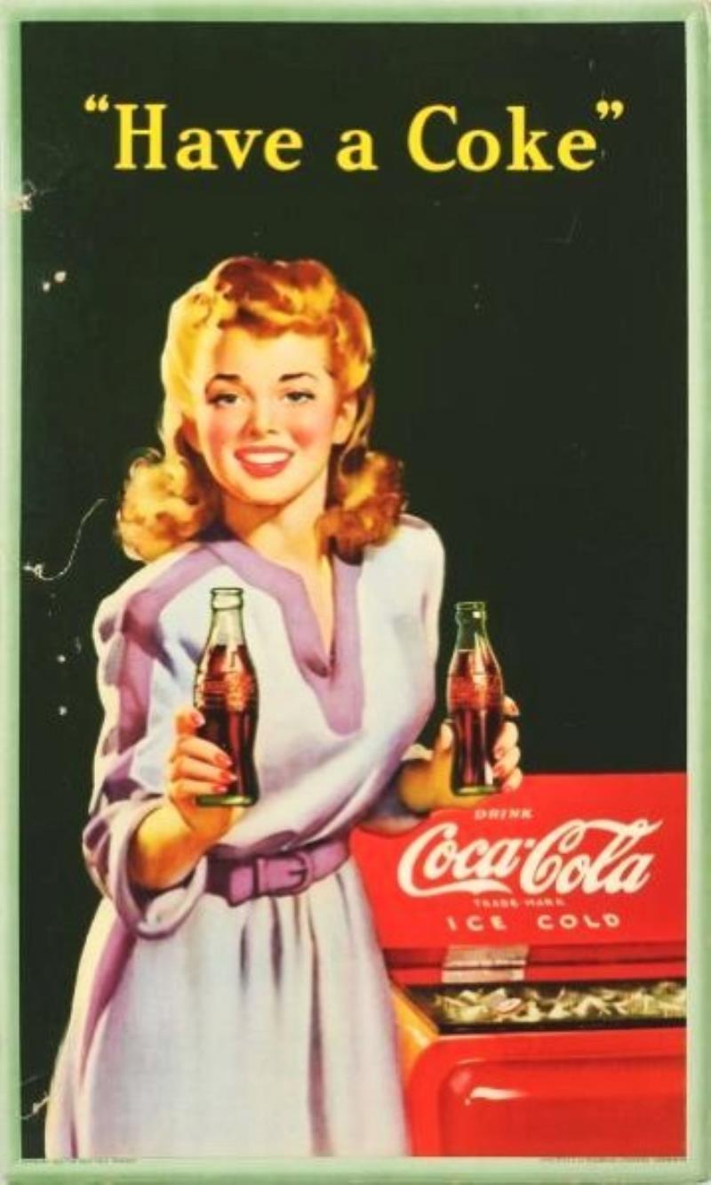 1943 Small Coca-cola Poster Value & Price Guide