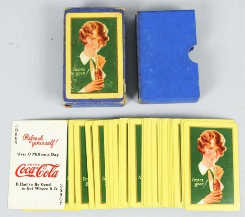 Coca-Cola 1928 Complete Deck of Cards & Box.