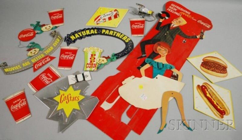 Coca-Cola Die-cut Cardboard "Co-Stars" Mobile and