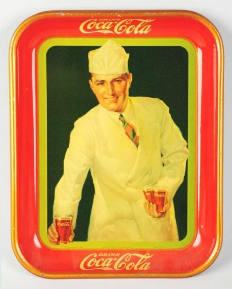 1928 Coca-Cola Serving Tray.