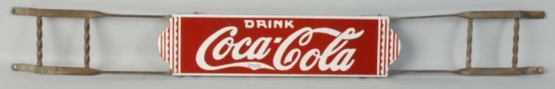 1930s Porcelain Coca-Cola Door Bar.