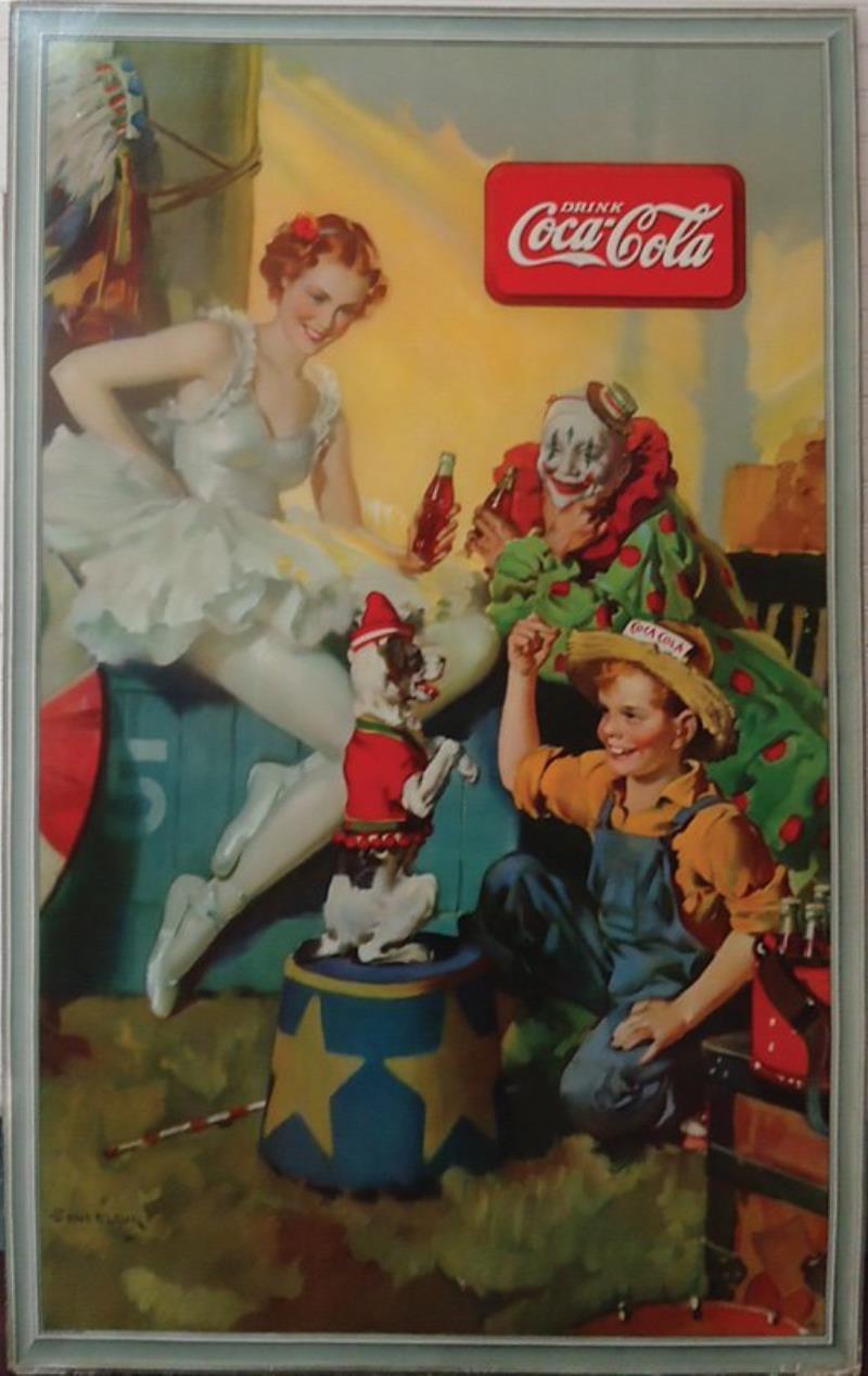 COCA-COLA CARDBOARD 1936