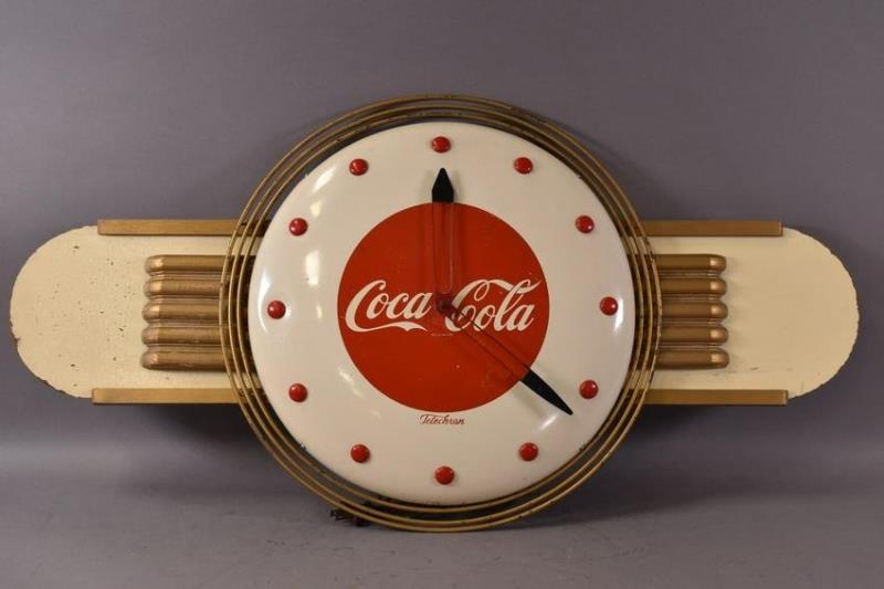 CocaCola Telechron Advertising Clock Value & Price Guide