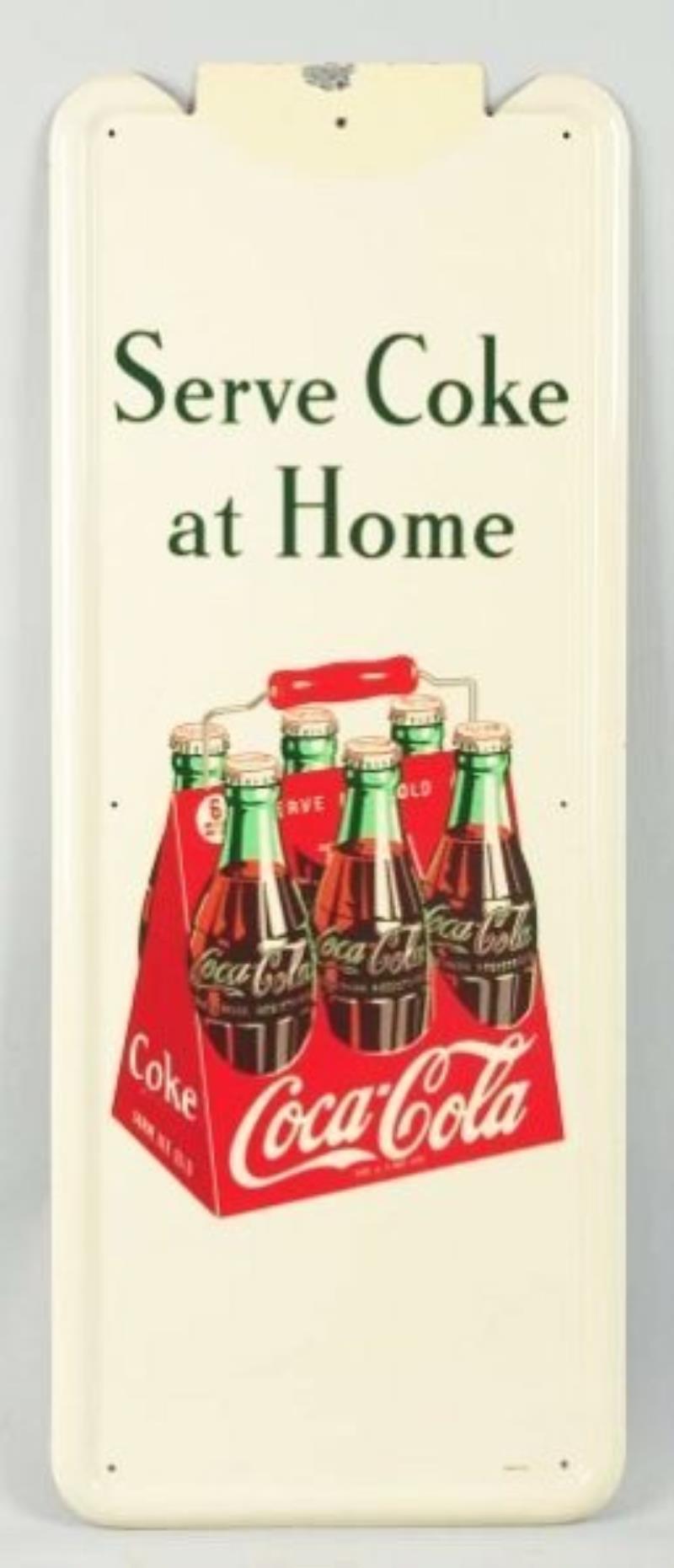 1960s Coca-Cola Tin Sign.