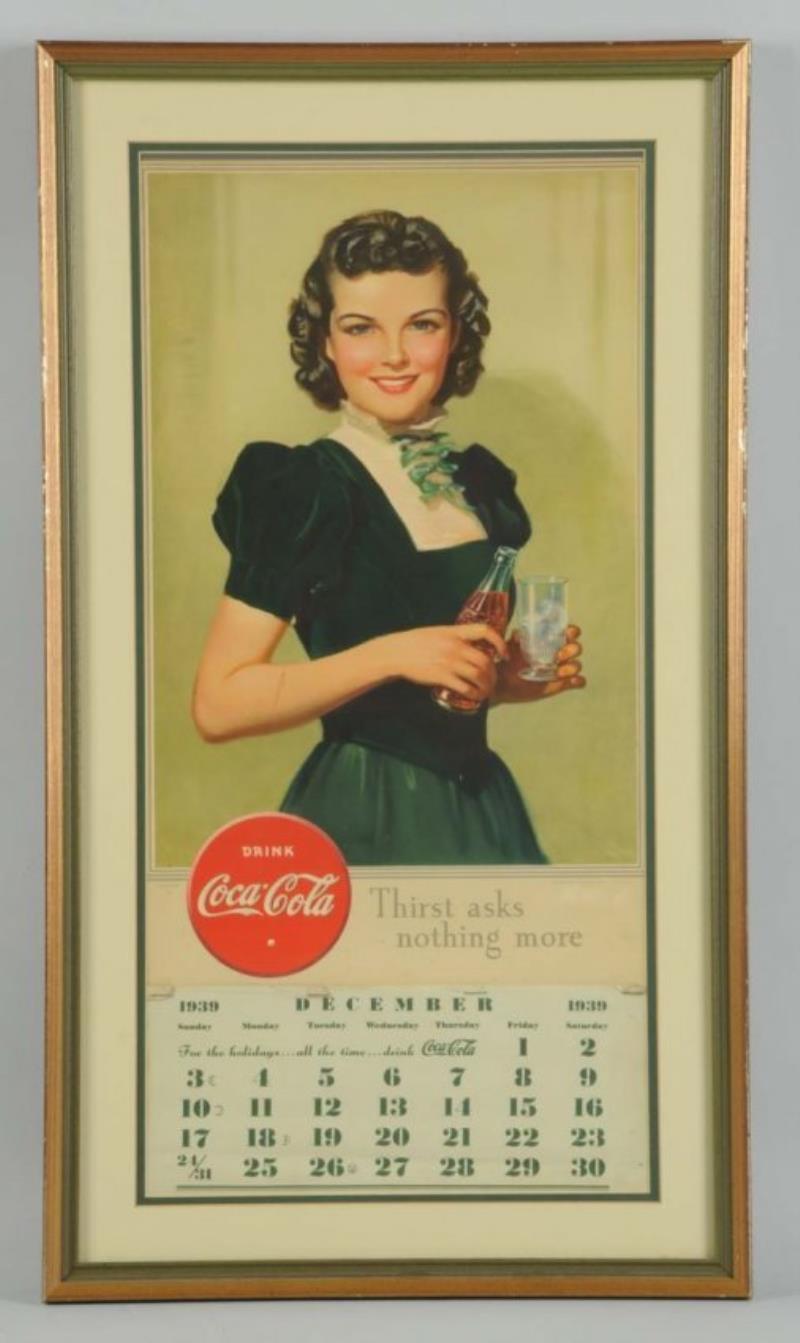 1939 Coca-Cola Calendar.