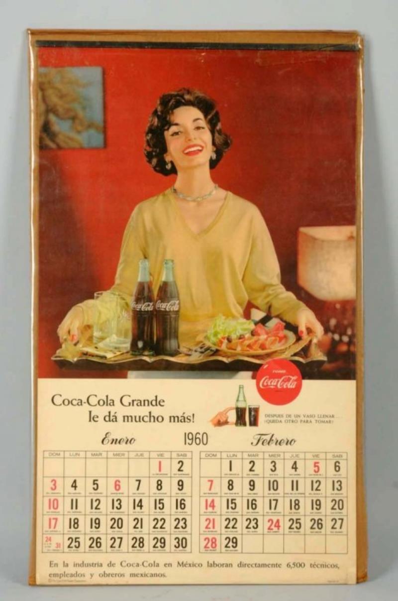 1960 Mexican Coca-Cola Calendar.