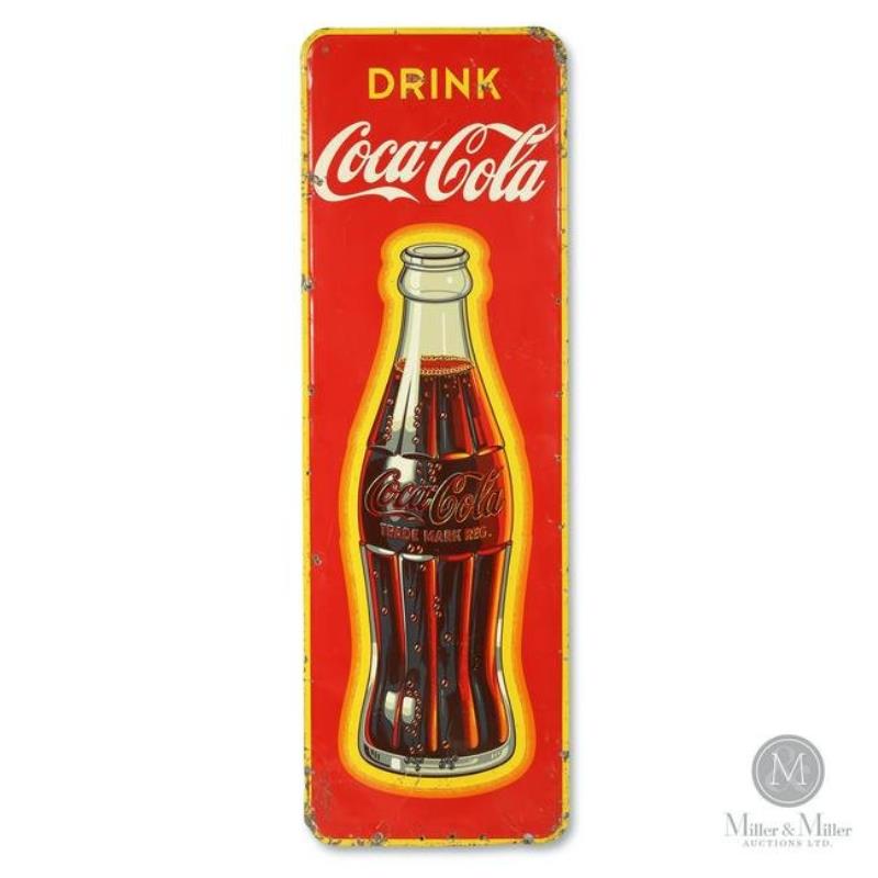 Tin Coca-Cola Vertical Sign Value & Price Guide