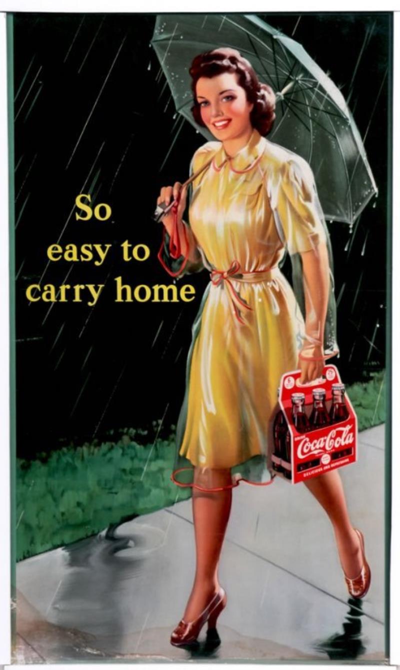 1942 COCA-COLA SMALL POSTER