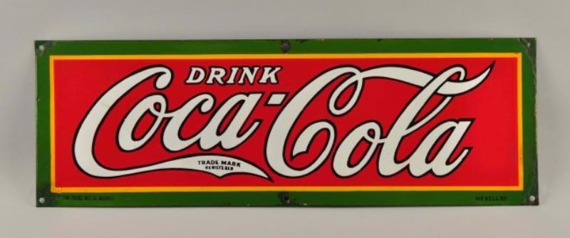 1920s Coca-Cola Porcelain Sign Value & Price Guide